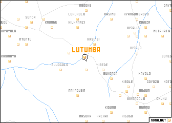 map of Lutumba