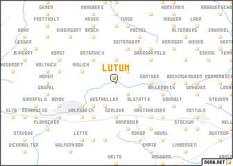 map of Lutum