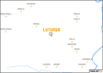 map of Lutunda