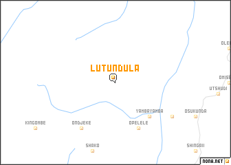 map of Lutundula