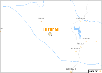 map of Lutundu