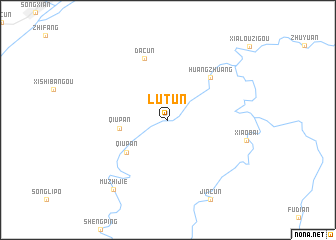 map of Lutun