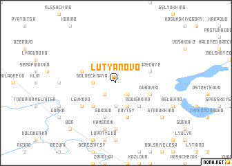 map of Lut\