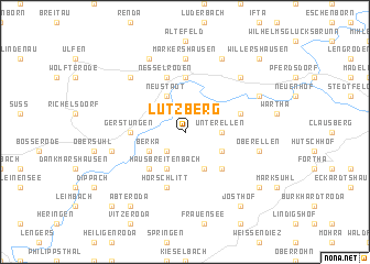 map of Lutzberg