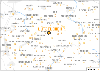 map of Lützelbach