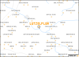 map of Lützelflüh