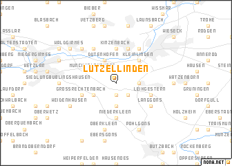 map of Lützellinden