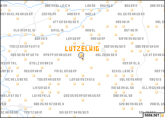 map of Lützelwig