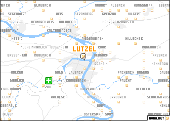 map of Lützel