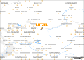 map of Lützel