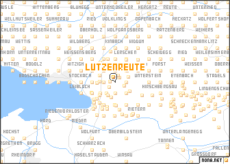 map of Lutzenreute