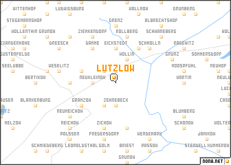 map of Lützlow