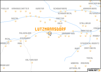 map of Lutzmannsdorf