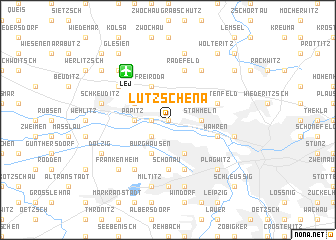 map of Lützschena