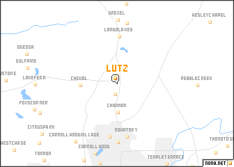 map of Lutz