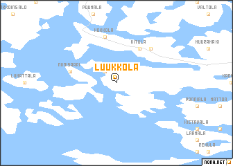 map of Luukkola