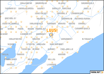 map of Luusi