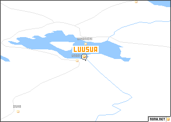 map of Luusua