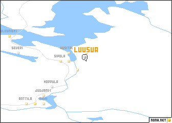 map of Luusua