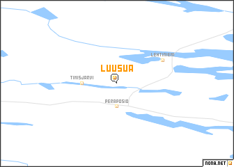 map of Luusua