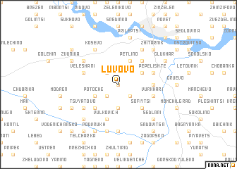 map of Lŭvovo