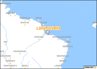 map of Luvunivuaka