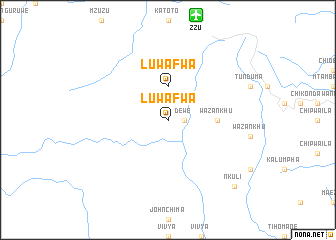 map of Luwafwa