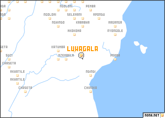 map of Luwagala