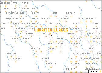 map of Luwaite Villages