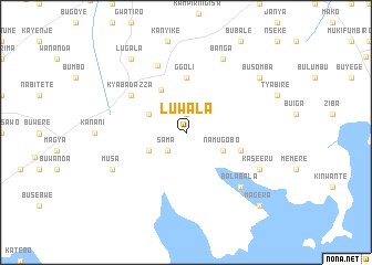 map of Luwala