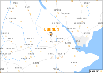 map of Luwala