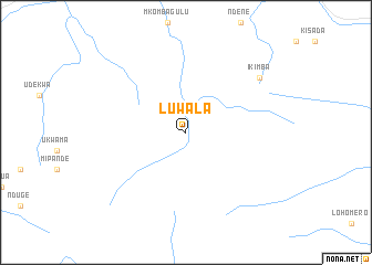 map of Luwala