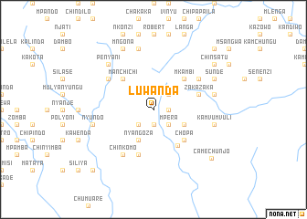map of Luwanda