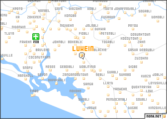 map of Luwein