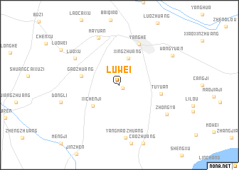 map of Luwei