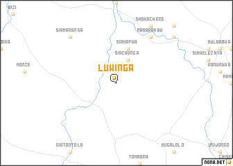 map of Luwinga