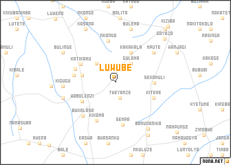 map of Luwube