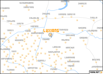 map of Lüxiang