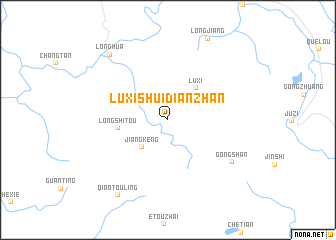 map of Luxishuidianzhan