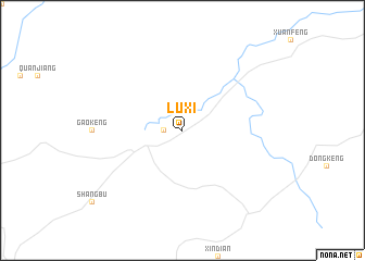 map of Luxi