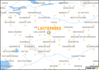 map of Luxterhoek