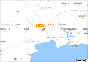 map of Luxulian