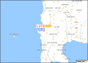 map of Luyahan