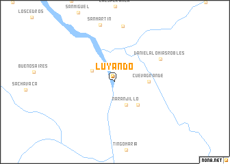 map of Luyando