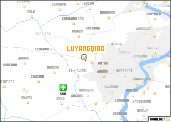 map of Lüyangqiao