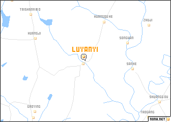 map of Lüyanyi