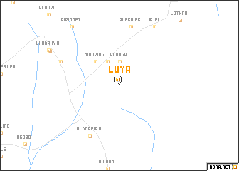 map of Luya