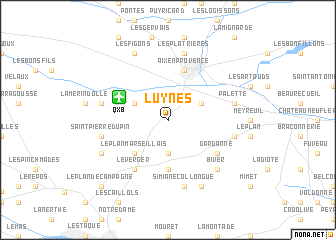 map of Luynes