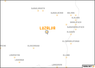 map of Luz Alva