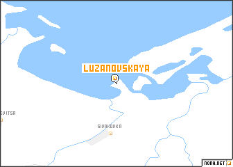 map of Luzanovskaya